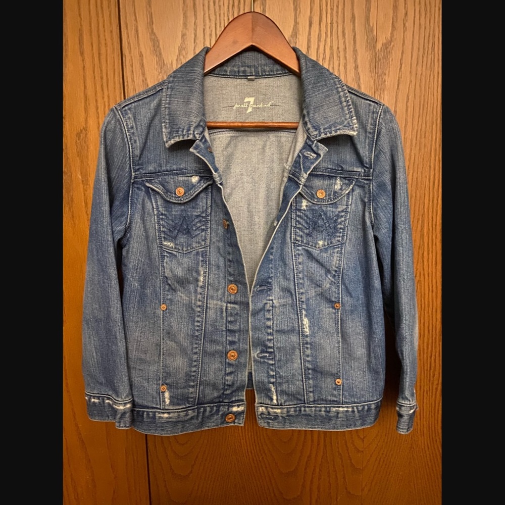 7 for all mankind Jean Jacket